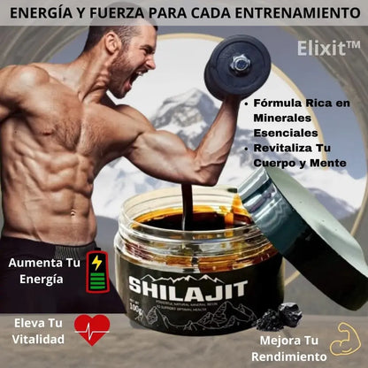 Elixit™ del Himalaya: Resina Pura de Shilajit (100gr) para Energía y Vitalidad + ENVÍO GRATIS 🔥