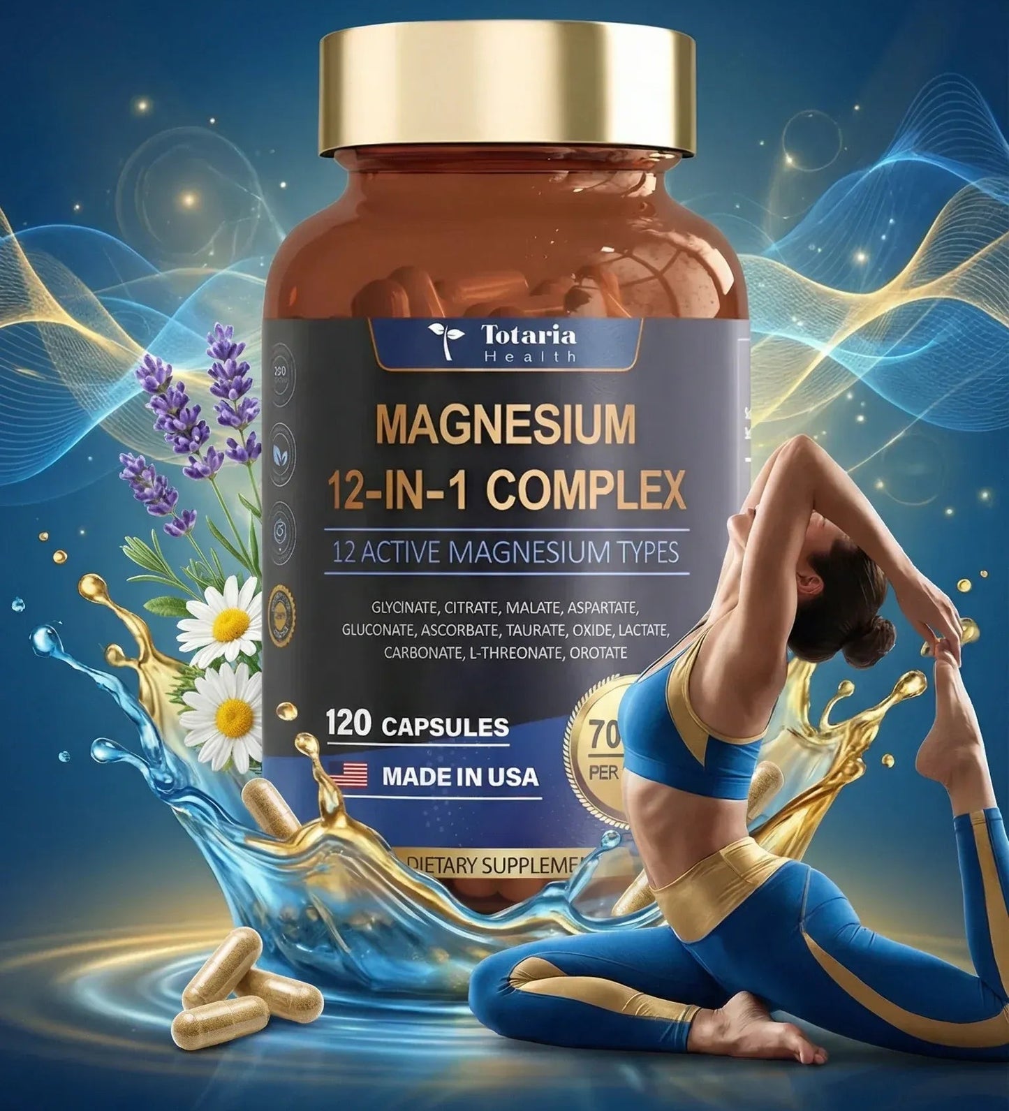 12 Tipos de Magnesio en 1 Capsula 💊  PROMO 2X1 🔥(240 💊)