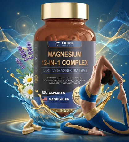 12 Tipos de Magnesio en 1 Capsula 💊  PROMO 2X1 🔥(240 💊)